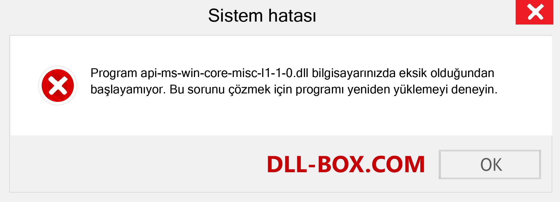 api-ms-win-core-misc-l1-1-0.dll dosyası eksik mi? Windows 7, 8, 10 için İndirin - Windows'ta api-ms-win-core-misc-l1-1-0 dll Eksik Hatasını Düzeltin, fotoğraflar, resimler